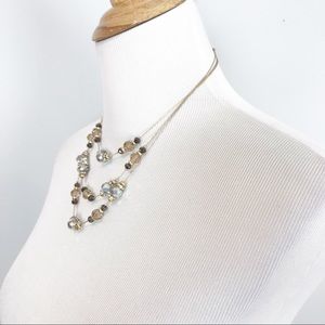 White House Black Market Jewelry - NWT WHBM 3 Tiered Beaded Necklace White House Black Market Jewelry - NWT WHBM 3 Tiered Beaded Necklace